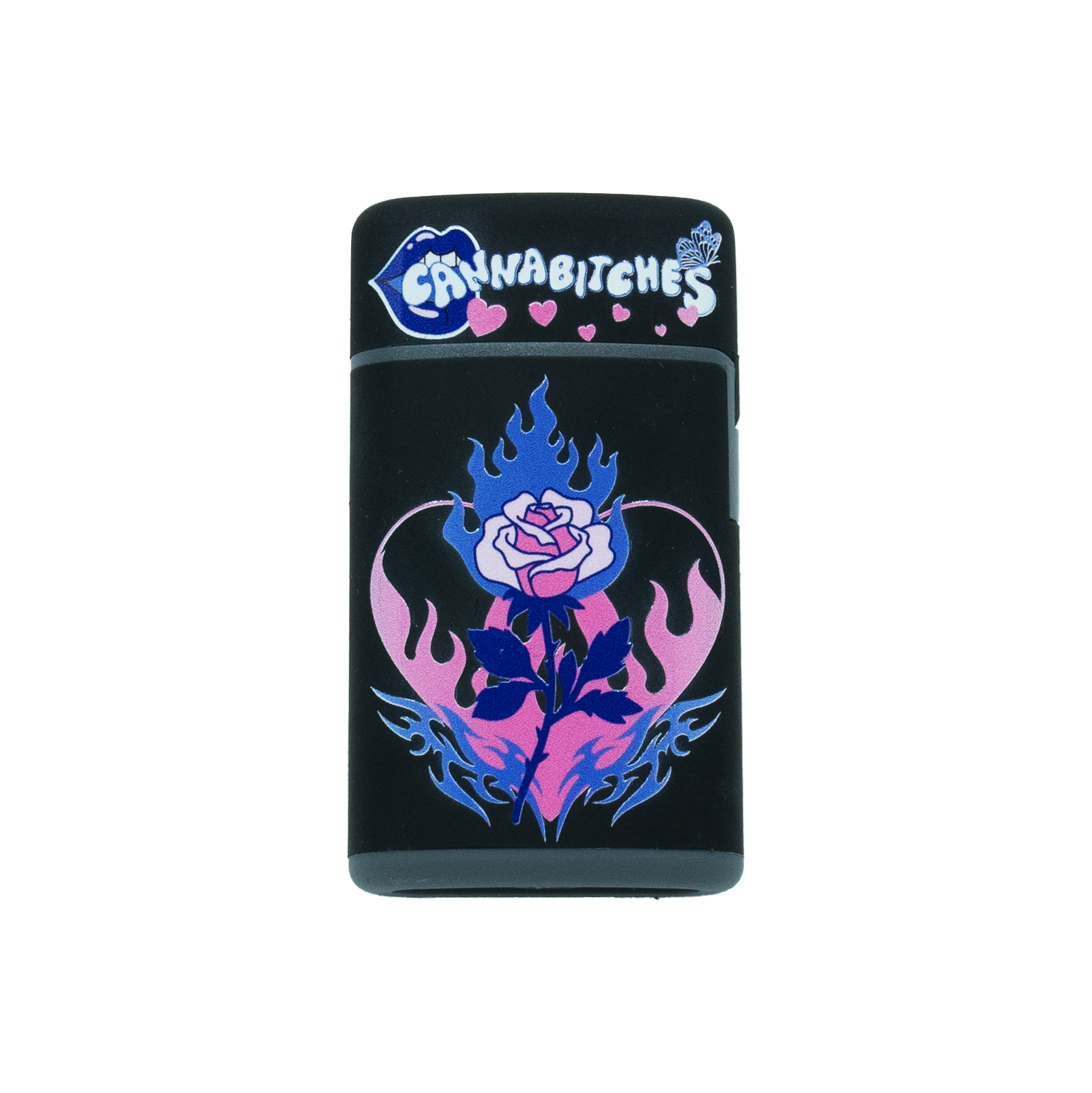 Heart on Fire Torch Flip Lighter