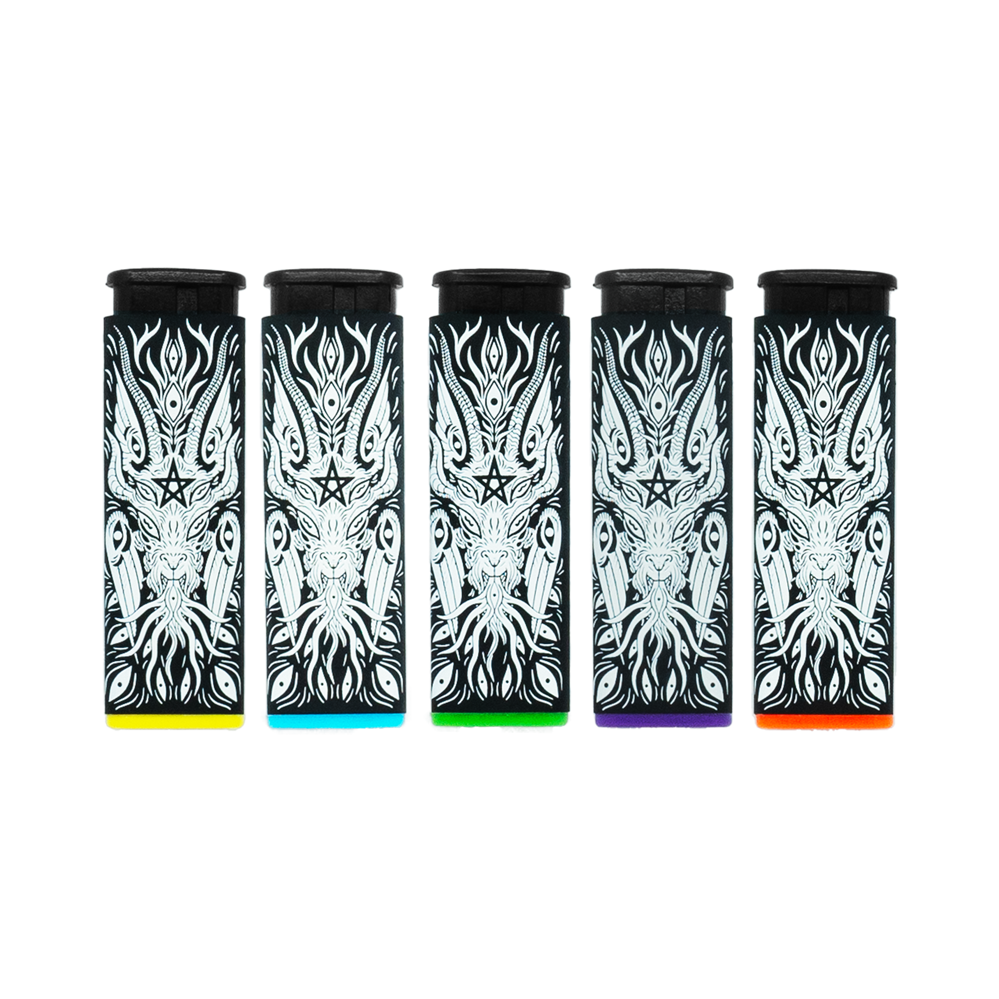 Torch Lighter Multi Pack - Baphomet Design by XinaXiii