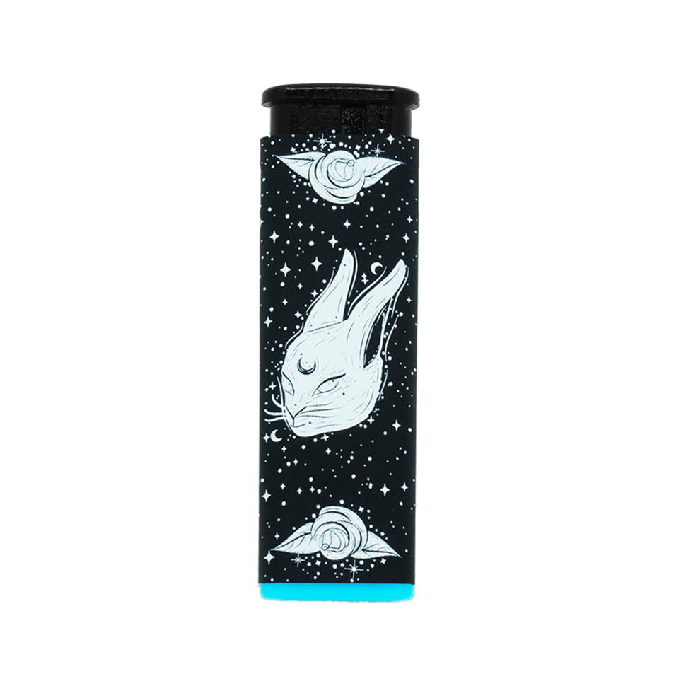Black Rabbit Rose Torch Lighter