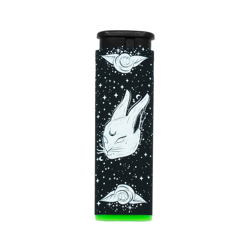 Black Rabbit Rose Torch Lighter