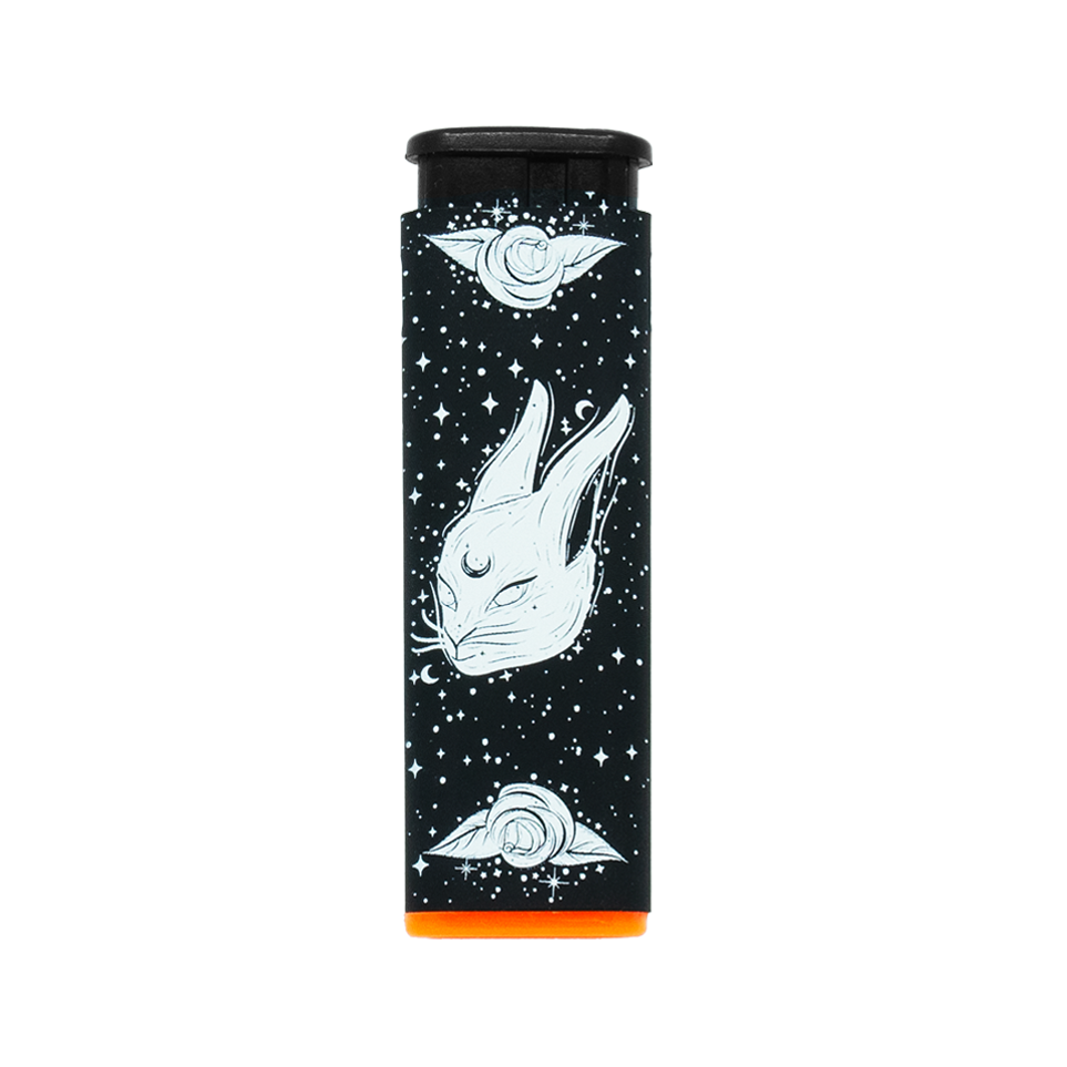 Black Rabbit Rose Torch Lighter
