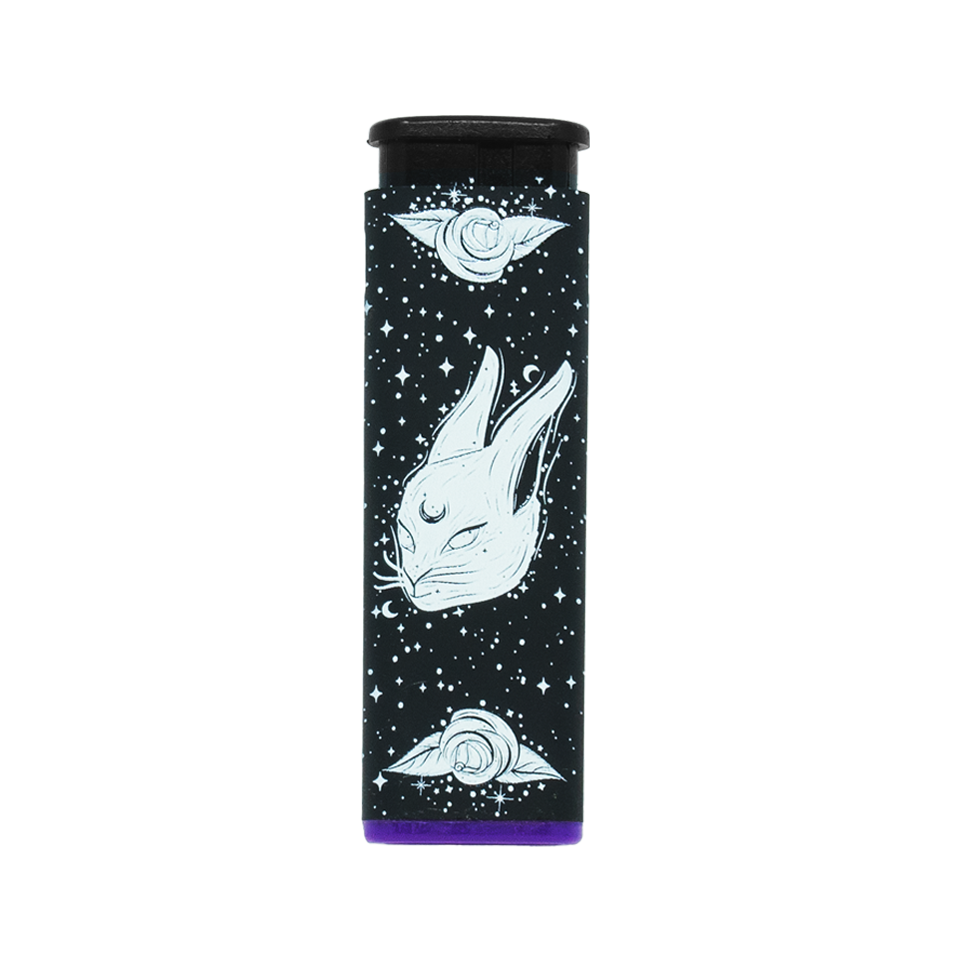 Black Rabbit Rose Torch Lighter