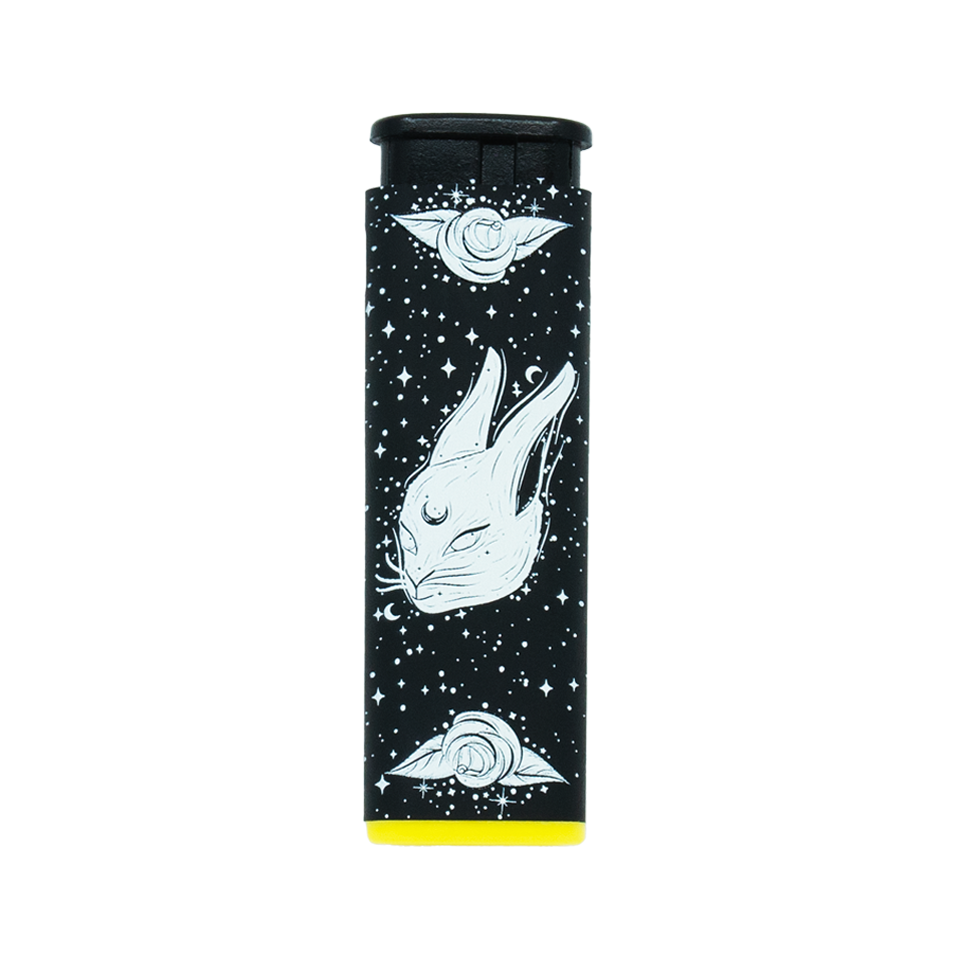 Black Rabbit Rose Torch Lighter