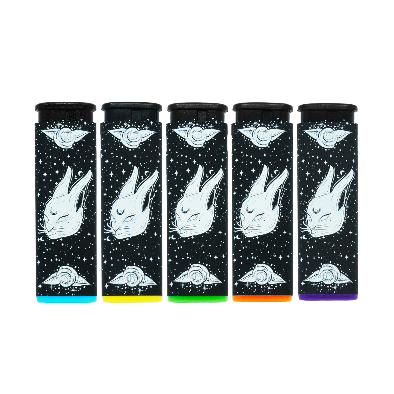 Black Rabbit Rose Torch Lighter