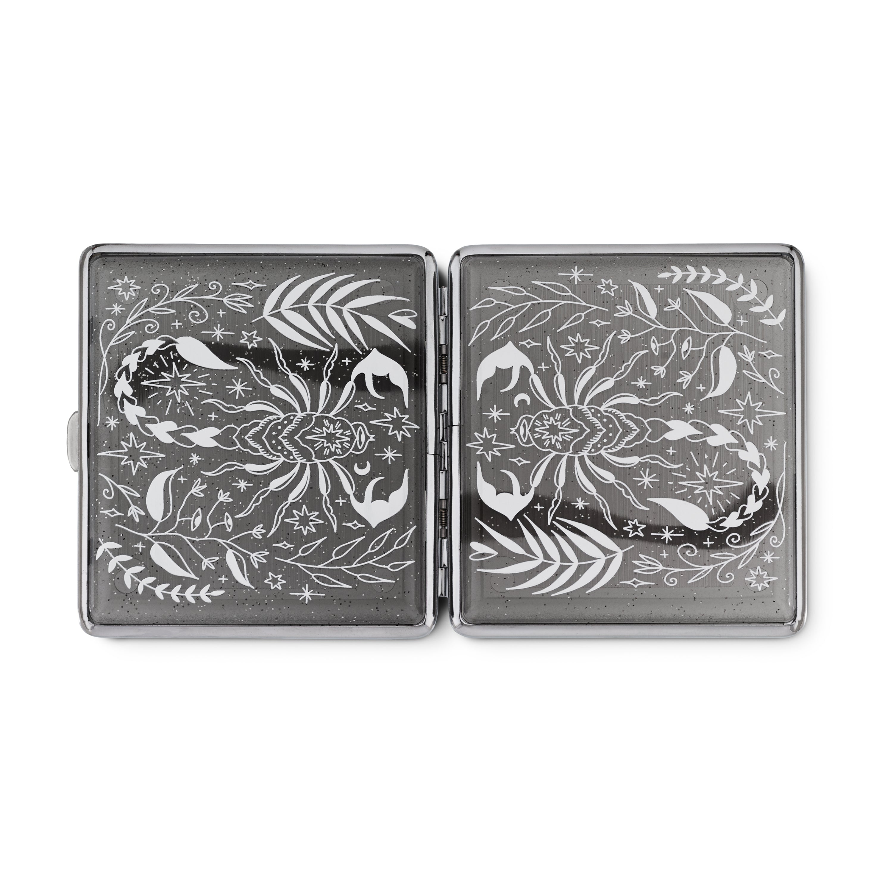 Scorpio Rising Joint Case | Black Glitter Astrology Stash Box