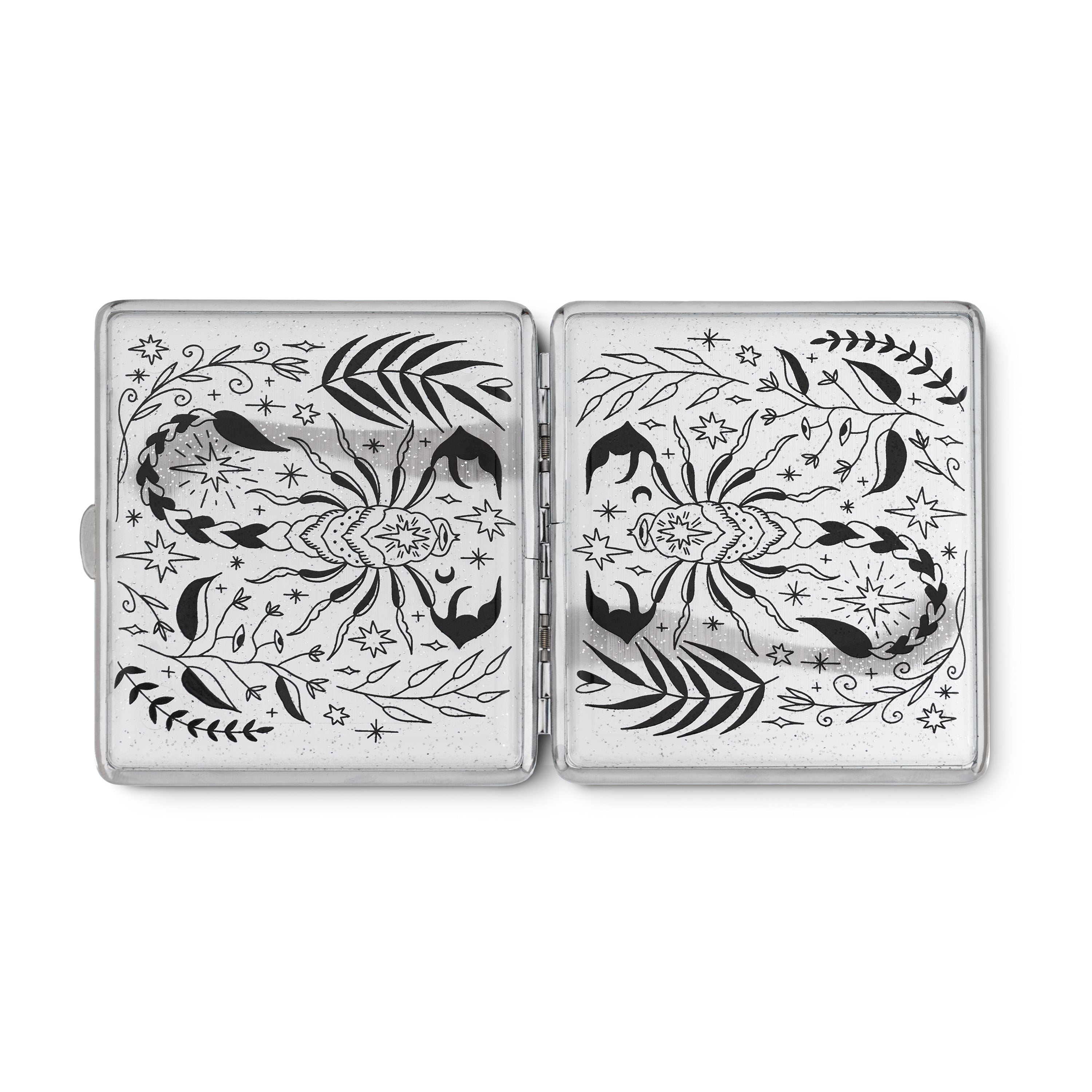 Scorpio Rising Joint Case| Clear Glitter Astrology Stash Box