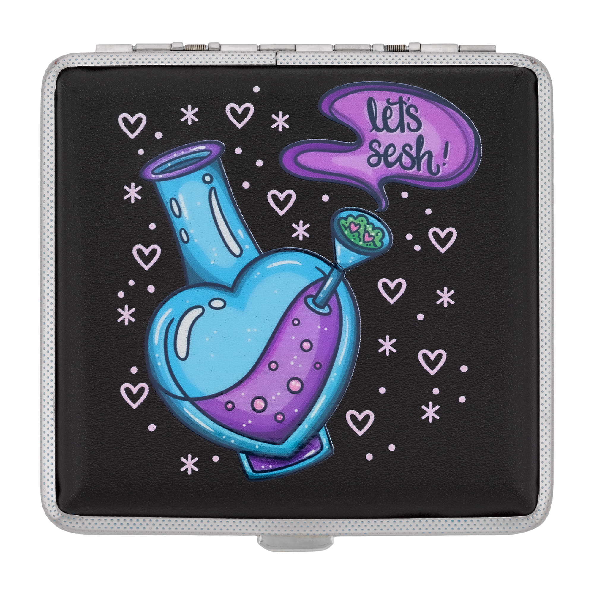 Let's Sesh Joint or Vape Stash Case by Tarryn Ann
