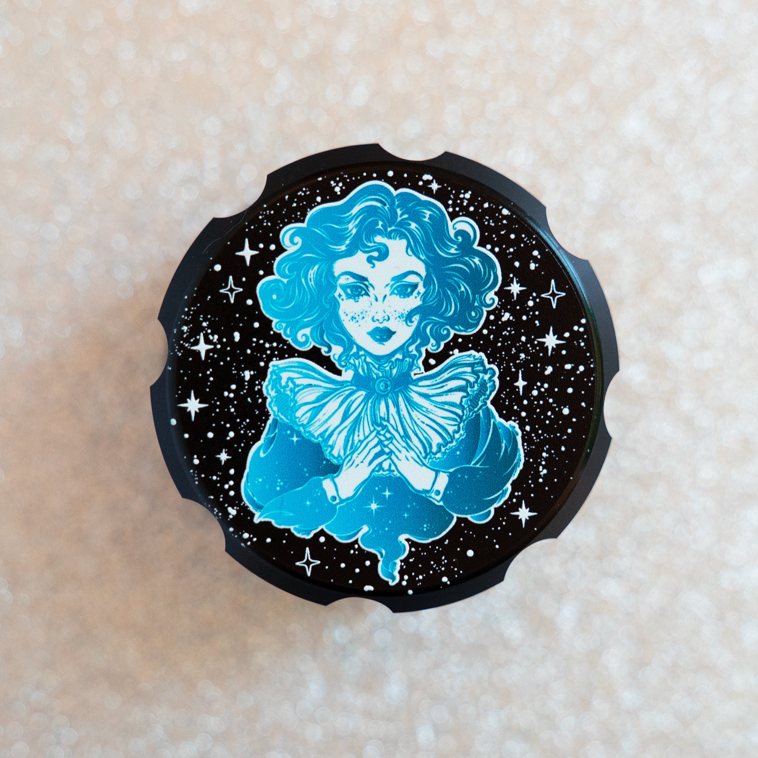 Limited Edition Metal Aluminum Cosmic Witch Grinder