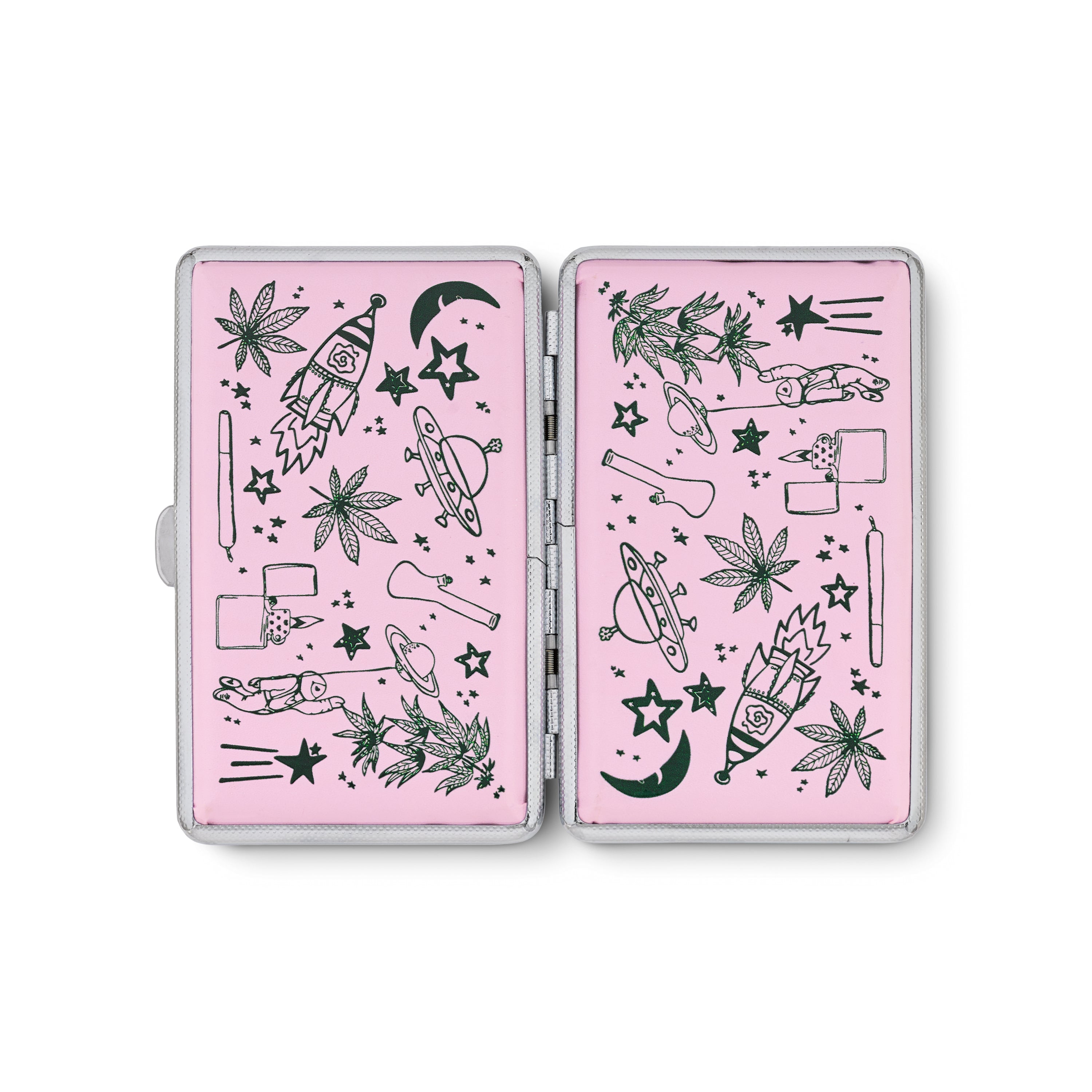 Feelin Spacey | Pink Vape Stash Case by Em.Hashh