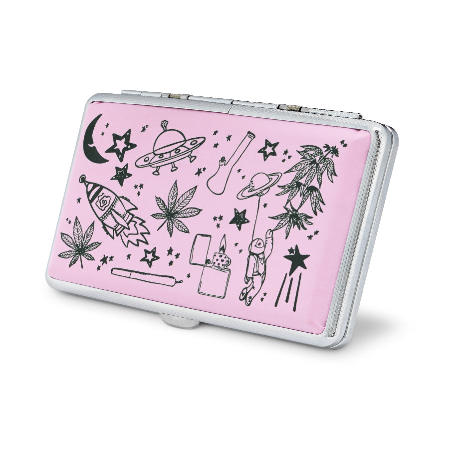 Feelin’ Spacey Stash Case | Em Hashh Cosmic Metal Holder