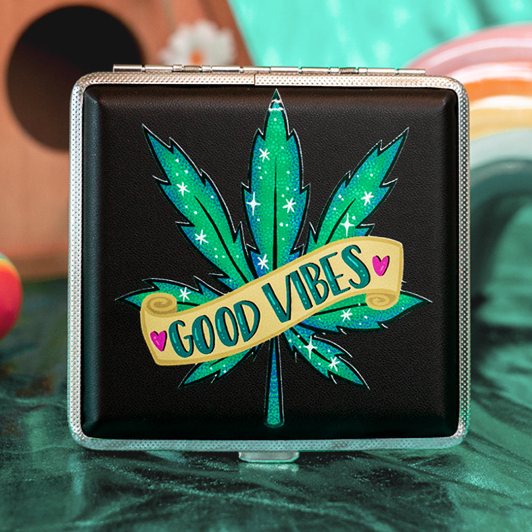 Good Vibes Joint or Vape Stash Case by Tarryn Ann
