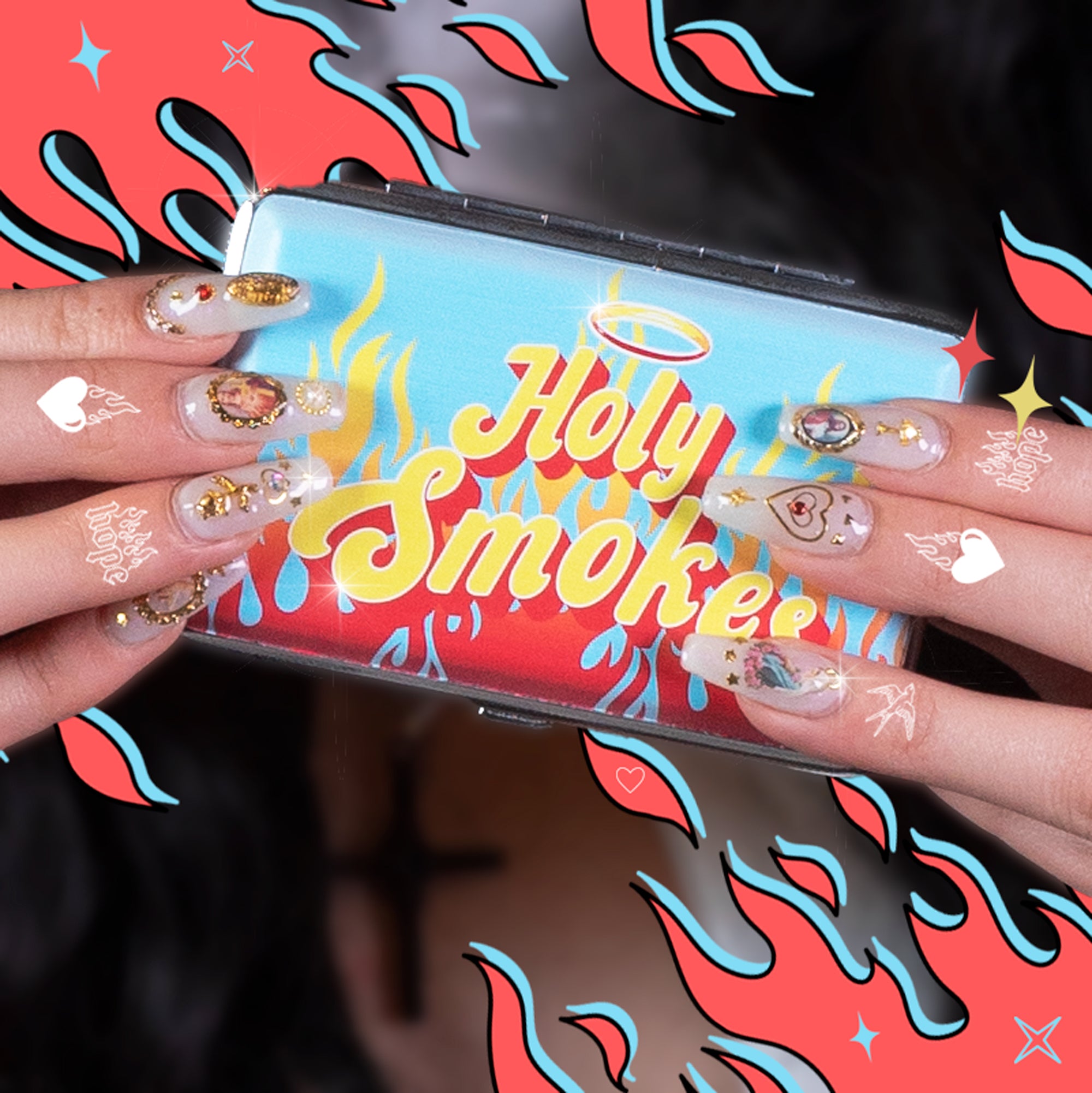 Angel Blue Holy Smokes Joint or Vape Stash Case