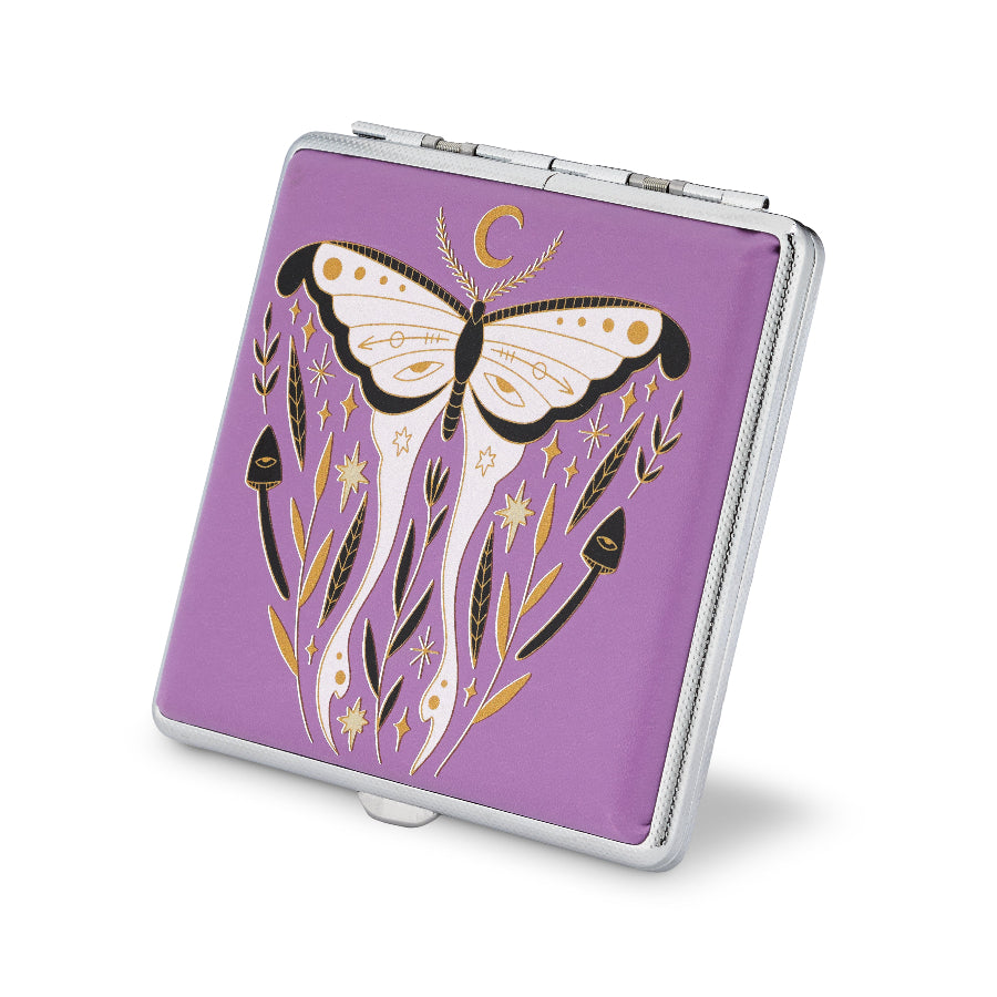 Luna Moth Joint Case | Purple Moon Witch Stash Box