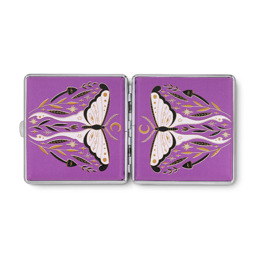 Luna Moth Joint Case | Purple Moon Witch Stash Box