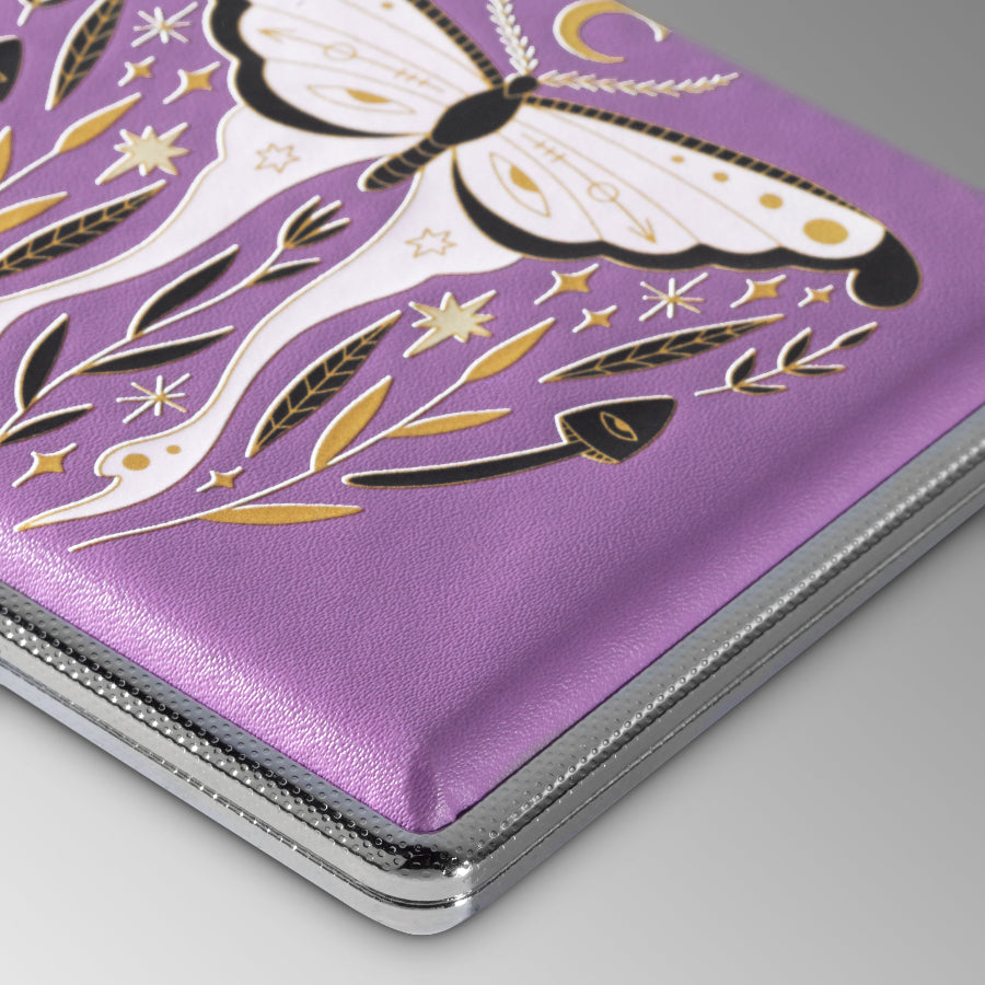 Luna Moth Joint Case | Purple Moon Witch Stash Box