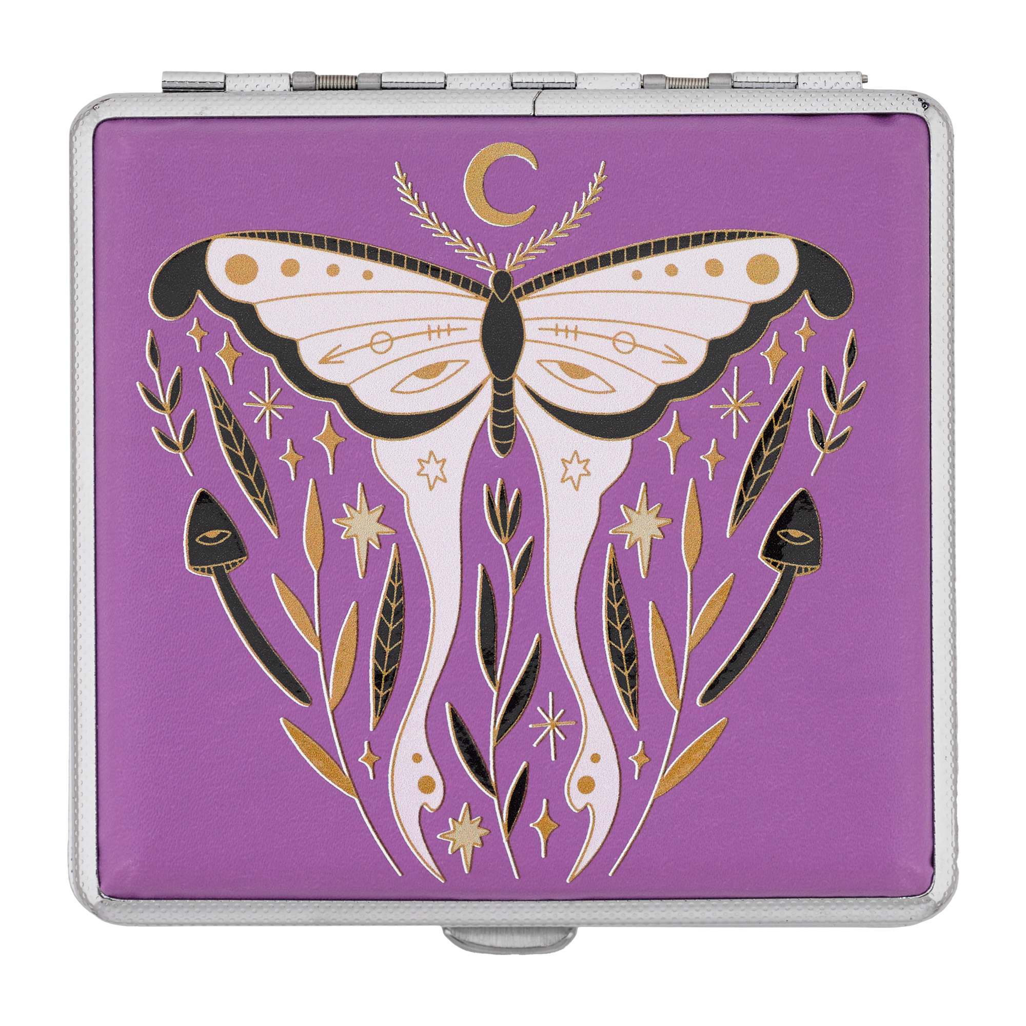 Luna Moth Joint Case | Purple Moon Witch Stash Box