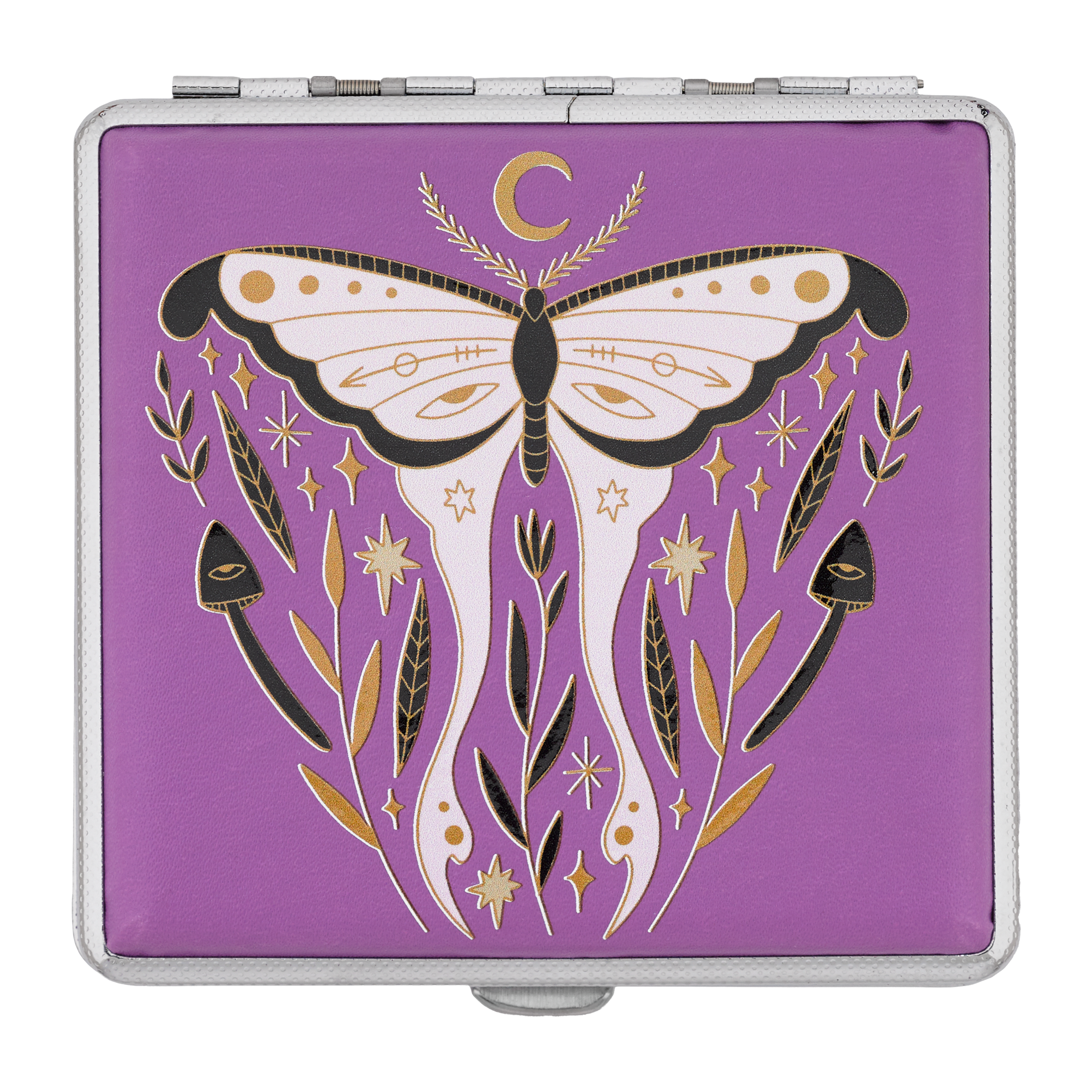Luna Moth Joint Case | Purple Moon Witch Stash Box