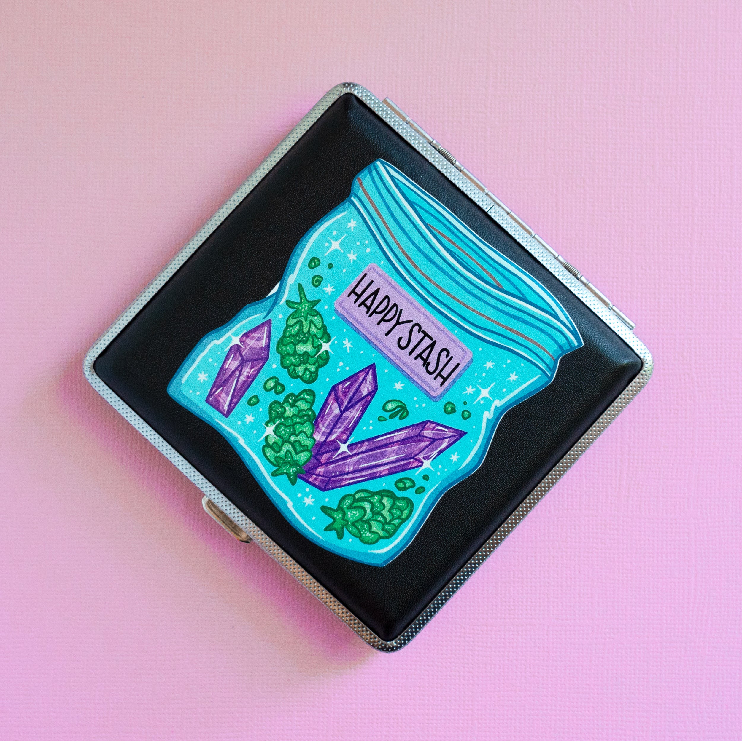 Happy Stash Joint or Vape Stash Case by Tarryn Ann