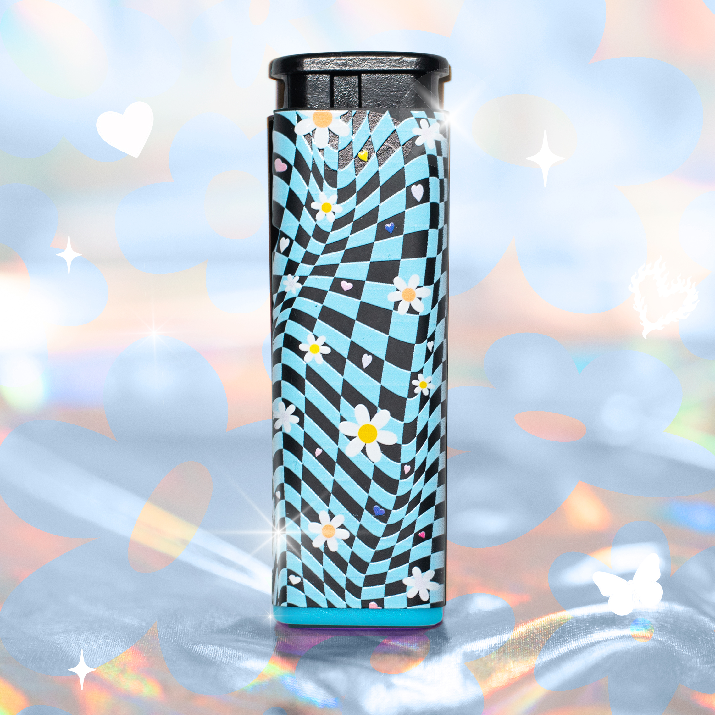 High Quality Lighters - The Blue Daisy Chain Lighter