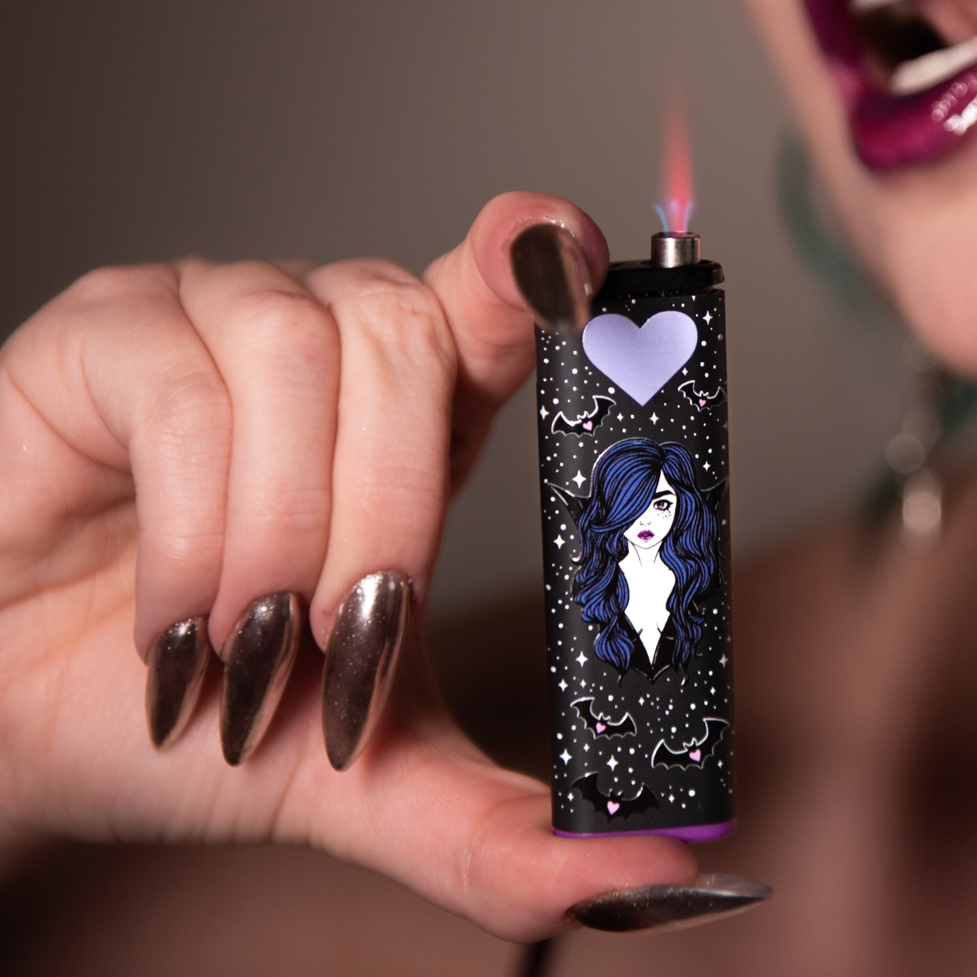 Cute Lighters for Stoners - Vamp Babe Torch Lighter